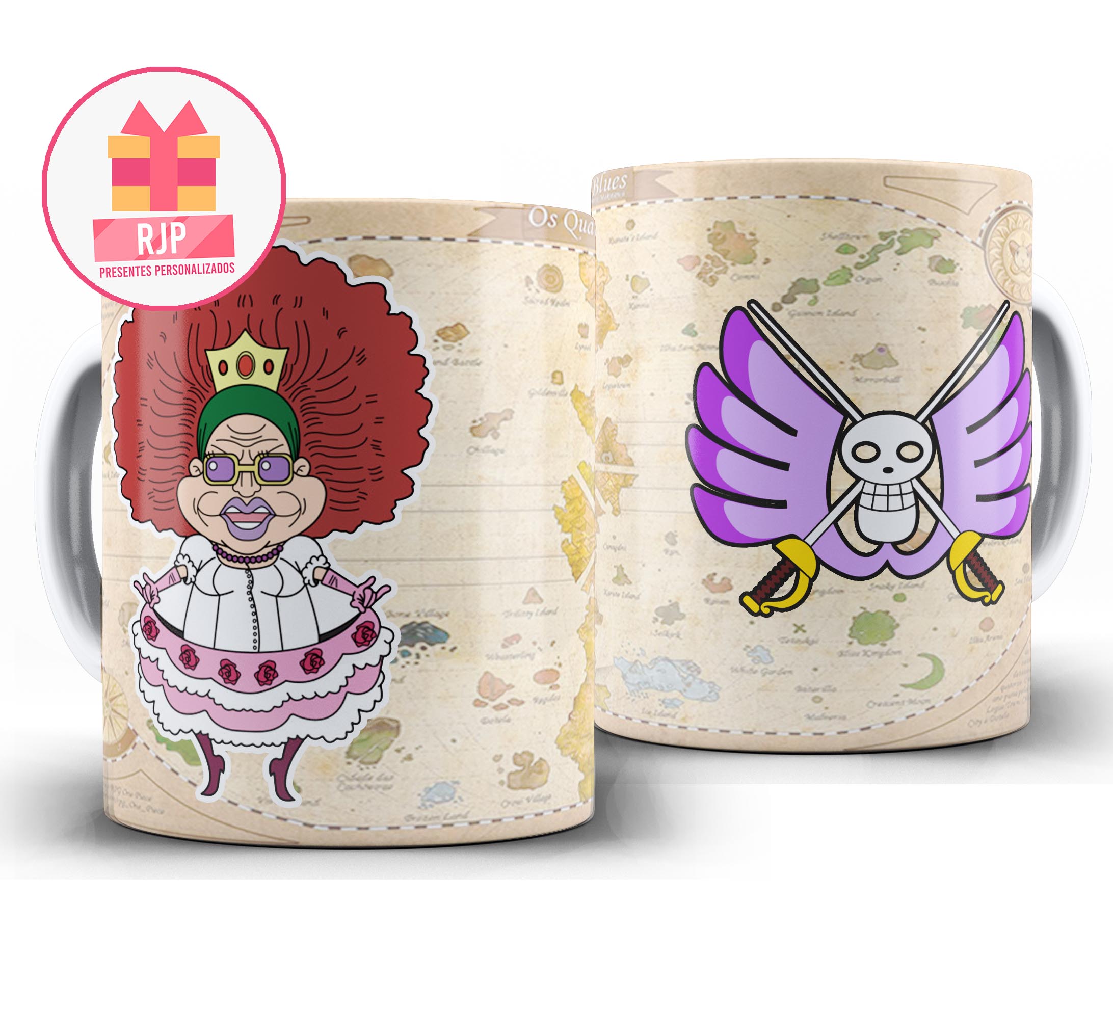 Caneca Anime - One Piece - Baroque Works - Miss Merry Christmas